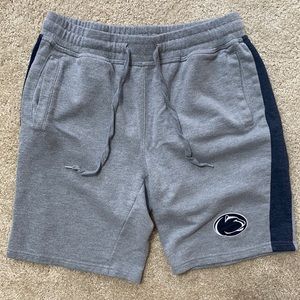 Grey and Blue Penn State Colosseum Shorts